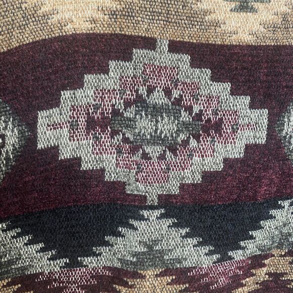 Flashback Couture Woven Jacket Southwestern Art to Wear Button Closure Size M - Picture 5 of 13